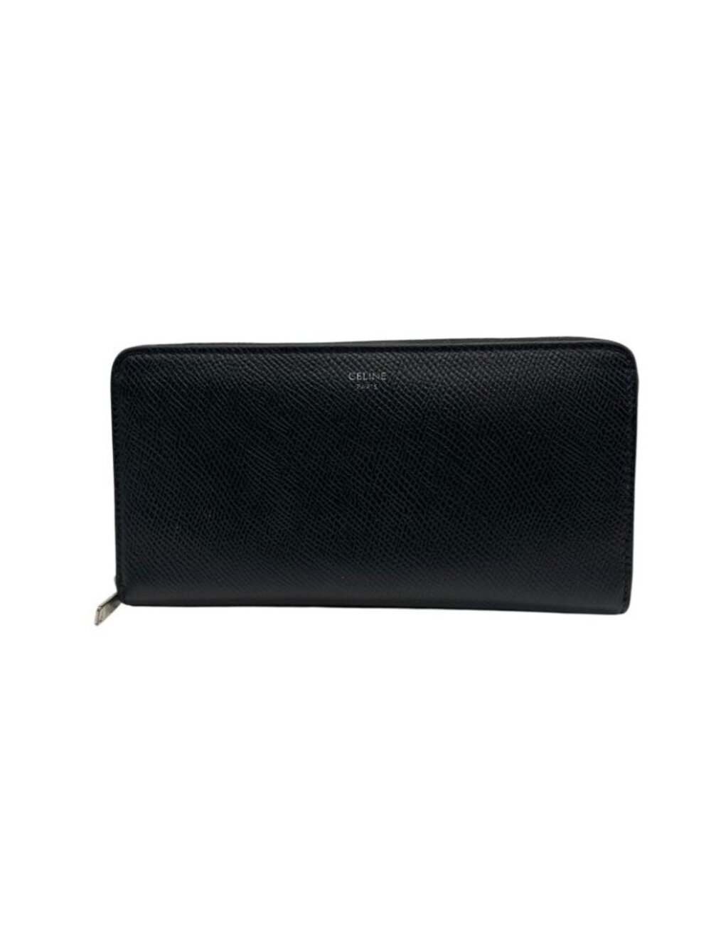 Celine Wallet Leather Black Silver Classic Luxury Casual Everyday Use Going Out - Picture 2 of 10